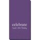 Big Word Celebrate Guest Towels Image 4 of 5